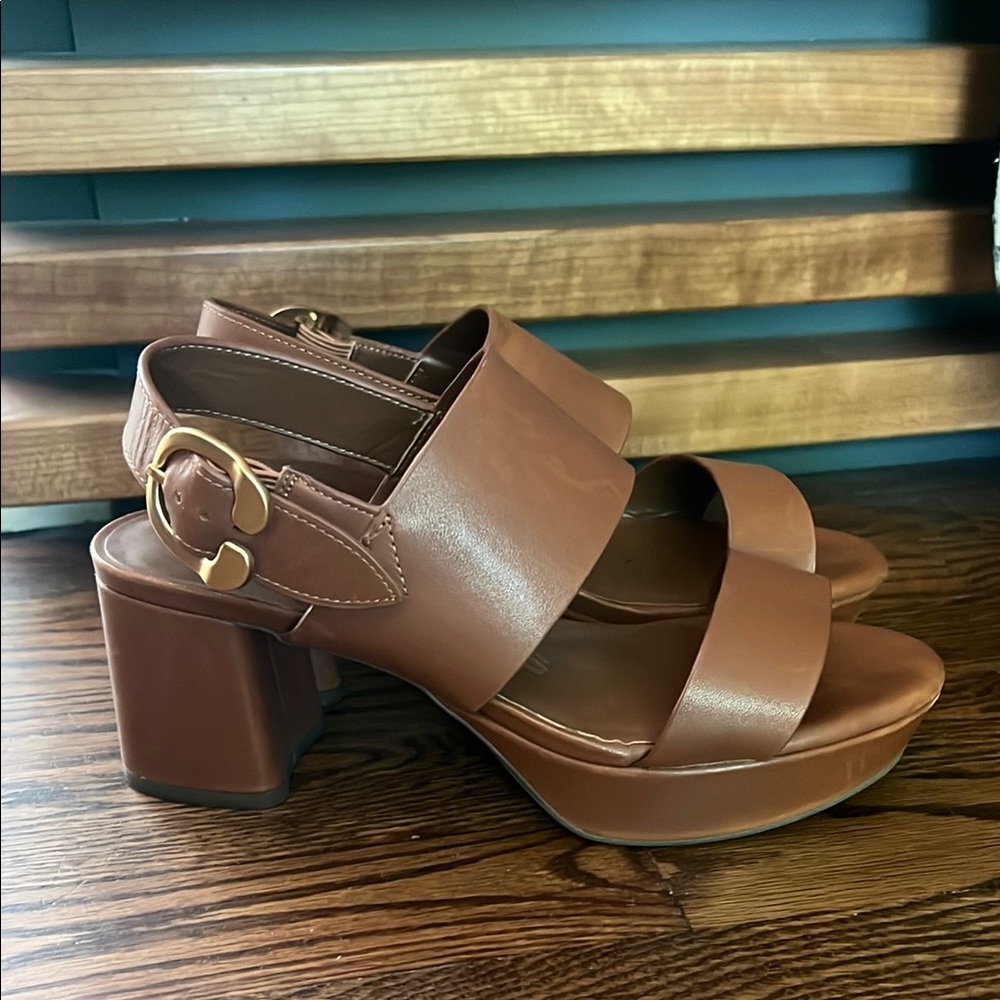 Brown Platform Sandals